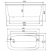 Freestanding Bath Sweet*1500